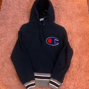 CHAMPION Navy Blue Hoodie